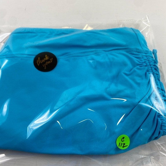 NWT Lands’ End Women’s Bright Blue Ruched Sides Swim Skirt Sz 18 - Picture 14 of 14